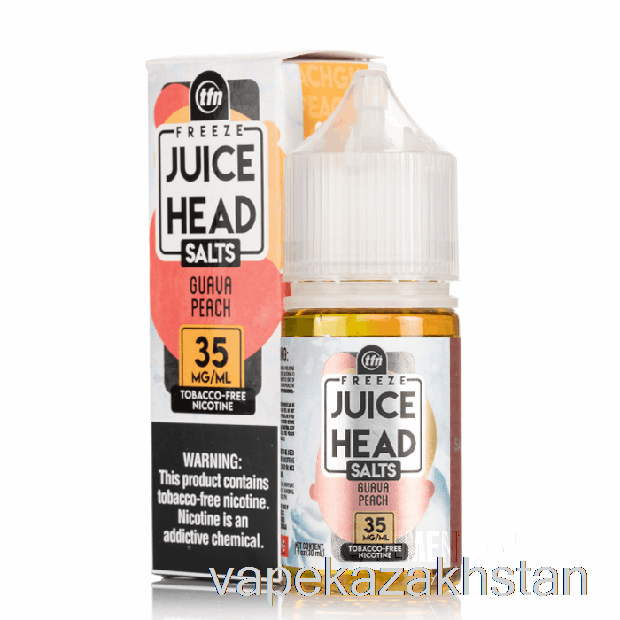 Vape Disposable FREEZE Guava Peach - Juice Head Salts - 30mL 50mg